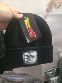 Dragon Ball Z Black Knit Beanie hat for men