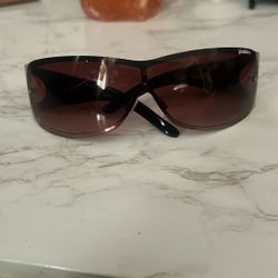 2000s Light Brown Glasses 