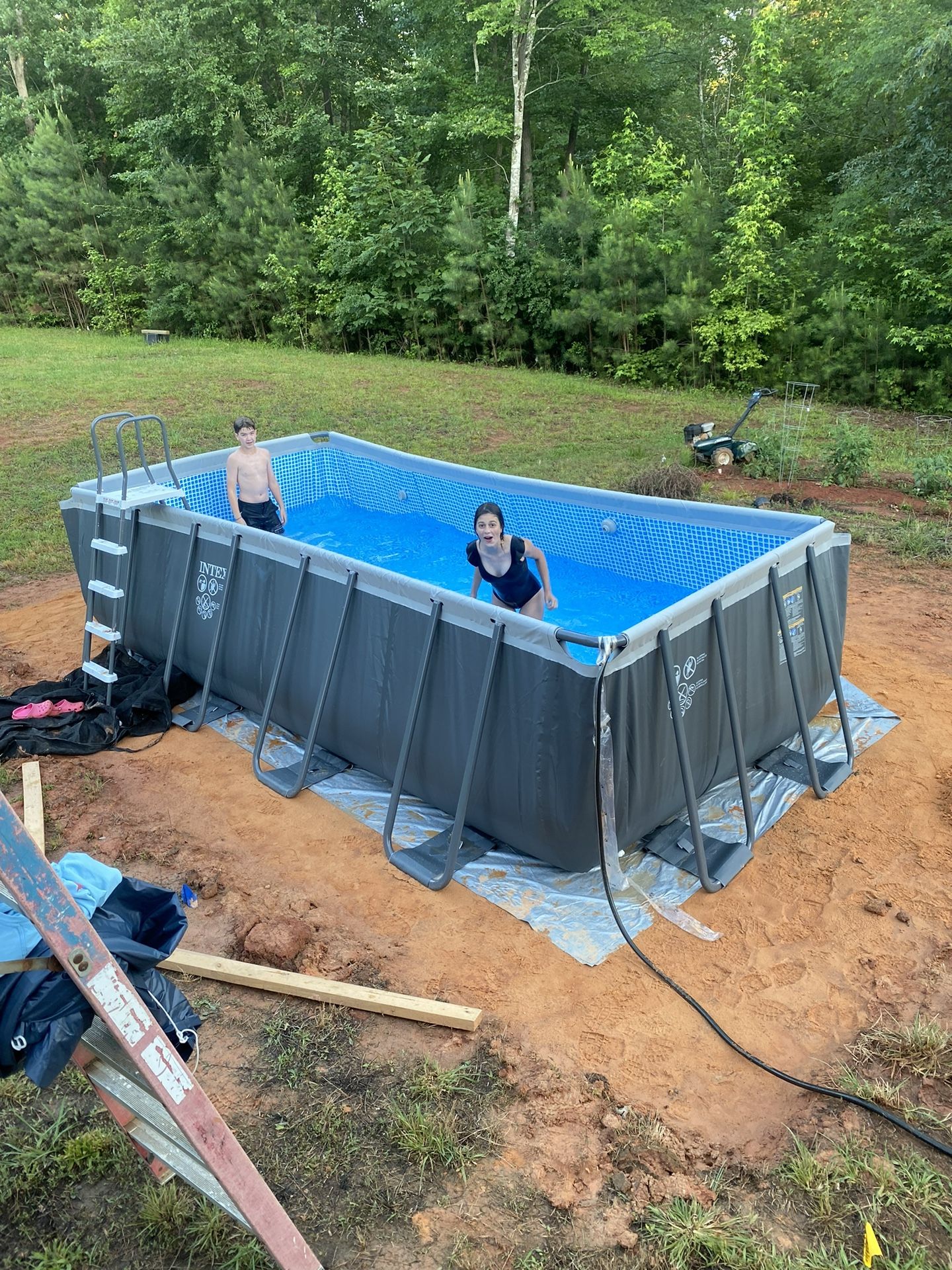 INTEX 26355EH Ultra XTR Deluxe Rectangular above Ground Swimming Pool