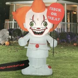 5ft It Movie Halloween Inflatable Movie Props Yard Decor