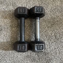 10 pound dumbells 