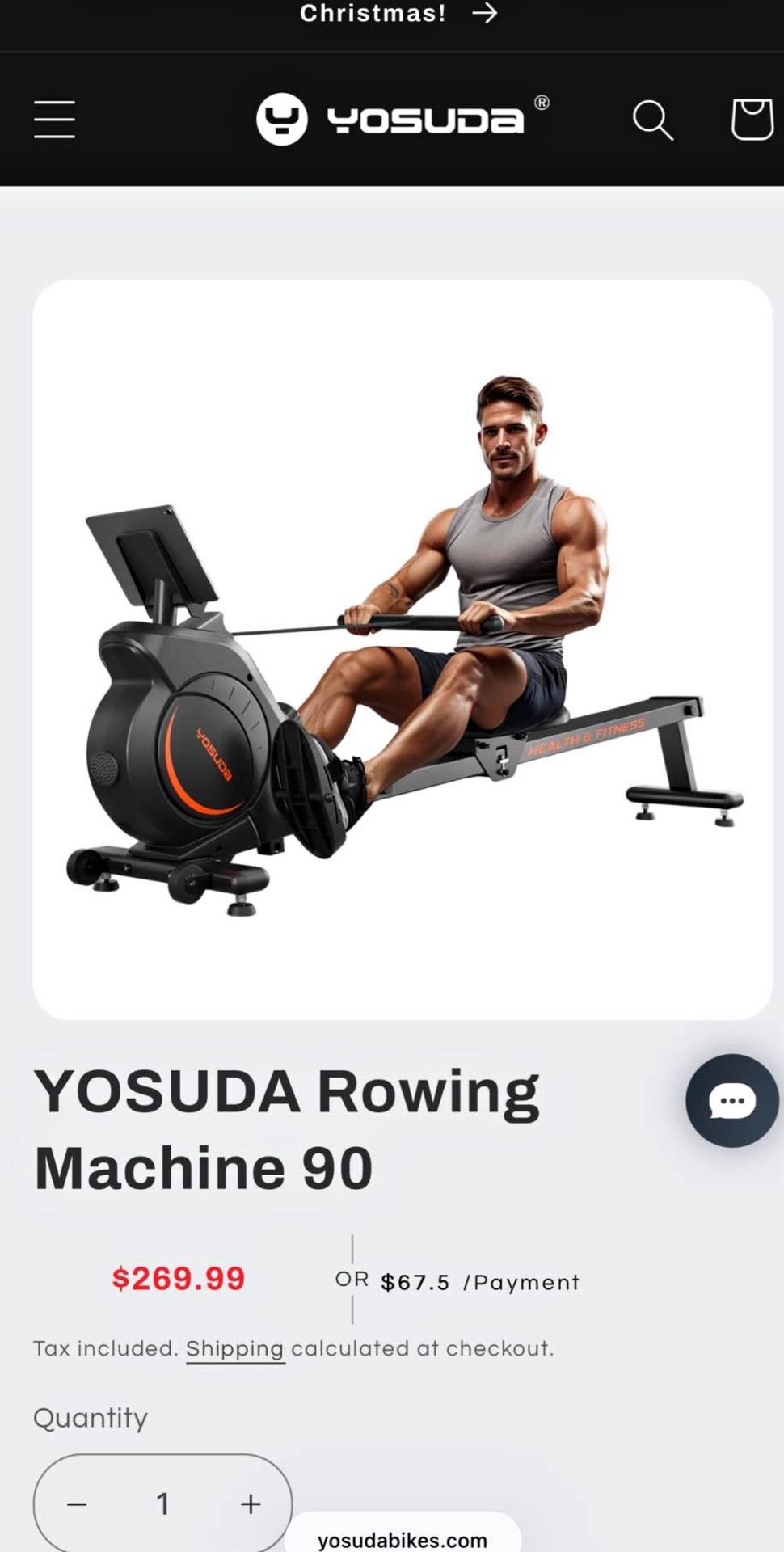 YOSUBA Rowing machine