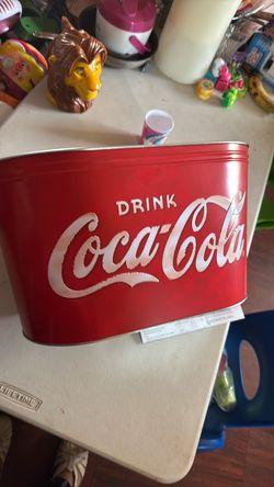 Coca-cola ice tube 10”X16.5” and 9.5” inches deep