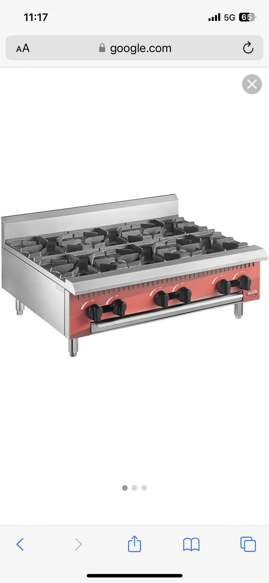 Avantco 6 Burner Commercial
