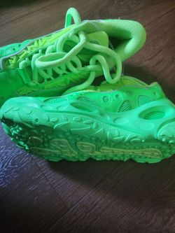 Puma Brand, New never worn. Neon Green Chunky Sneakers. Size 9