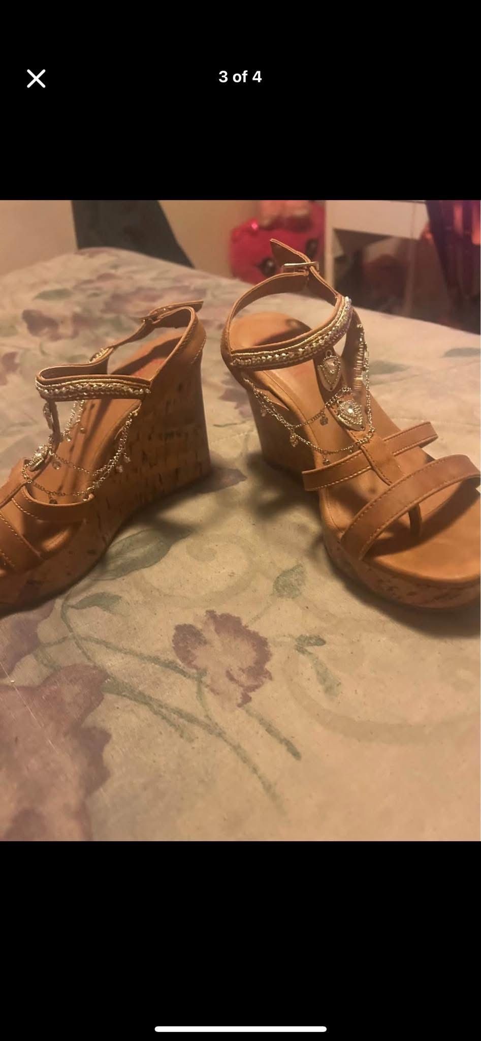 Female Wedge Dress Heels