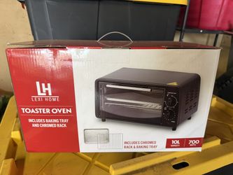 Toaster Oven With Baking Tray 10L Capacity 700 Watts