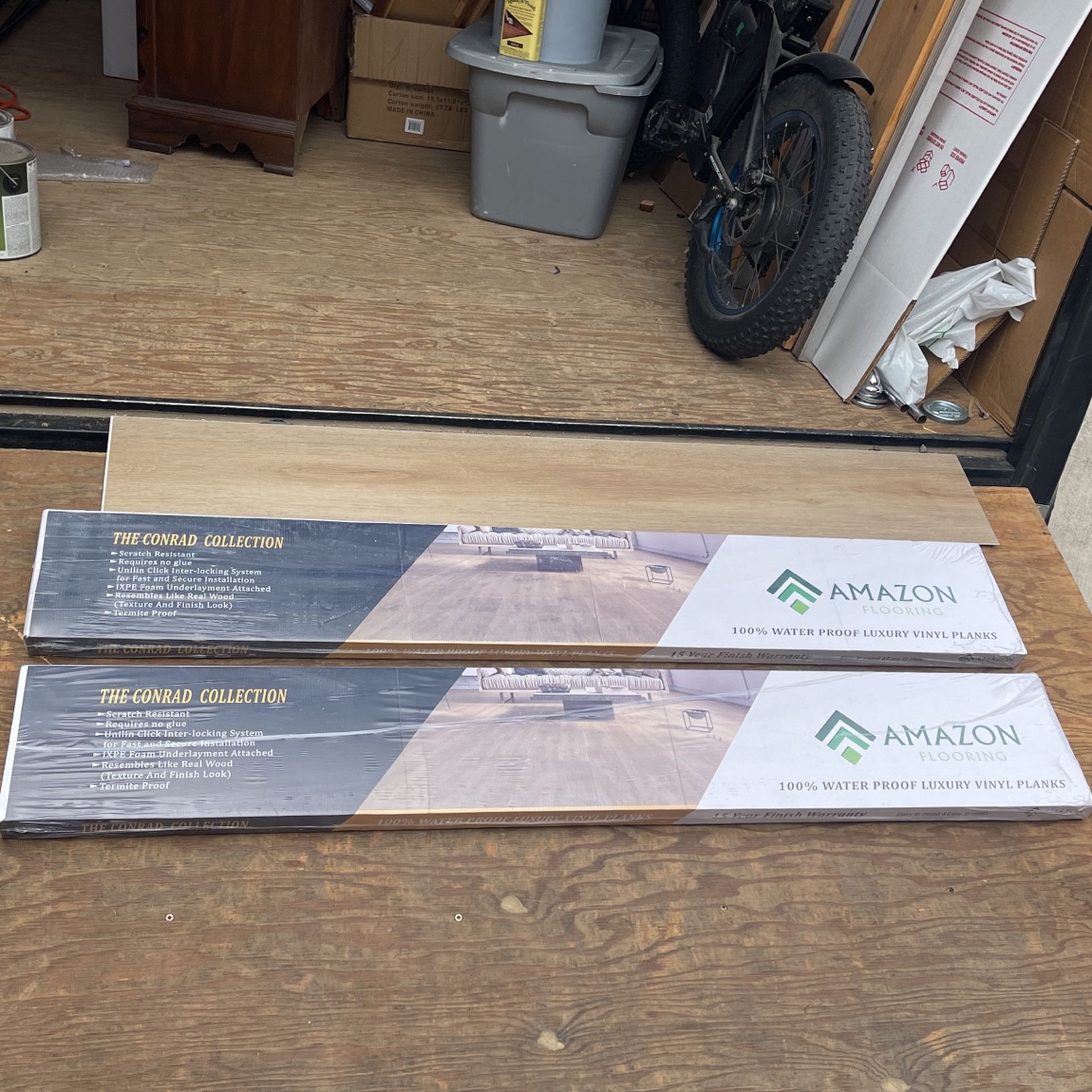 Amazon Flooring 100% Waterproof Luxury Vinyl Planks