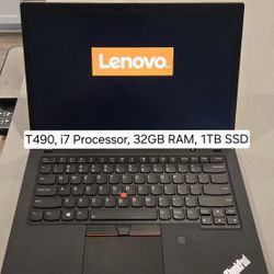 ThinkPad T490 - i7 8665U, 32GB RAM, 1TB NVME, Glass Trackpad, Great Condition 
