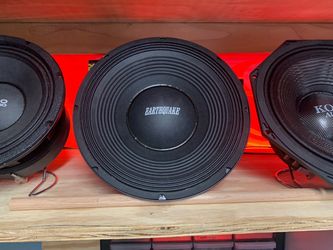 New 12" Earthquake Pro Audio 1200w 8-ohm Midbass Midwoofer Speaker $120 Each