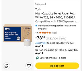 picture is the product Selling big box of toilet paper for $30 the picture is the product