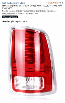 Ram 1500 taillight