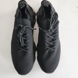 LUCKY STEP Women Air Cushion Fashion Casual  Sneakers Size 8 Black