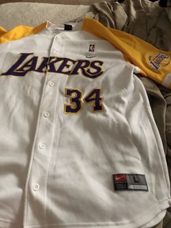 Lakers Shaq Baseball Nike Jersey Large