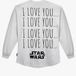 Disney Star Wars I Love You Spare Jersey 