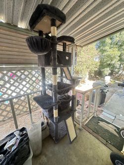 Large Multi-Level Cat Tree Tower