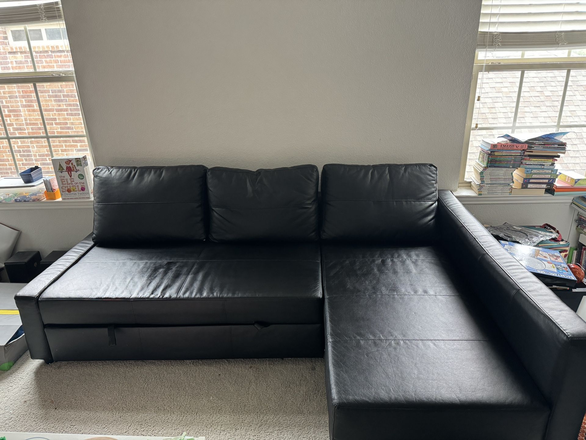 IKEA leather Sofa bed