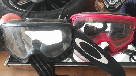 2 Oakley goggles