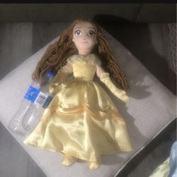 Disney Beauti And De Beast Belle Plush 18” In
