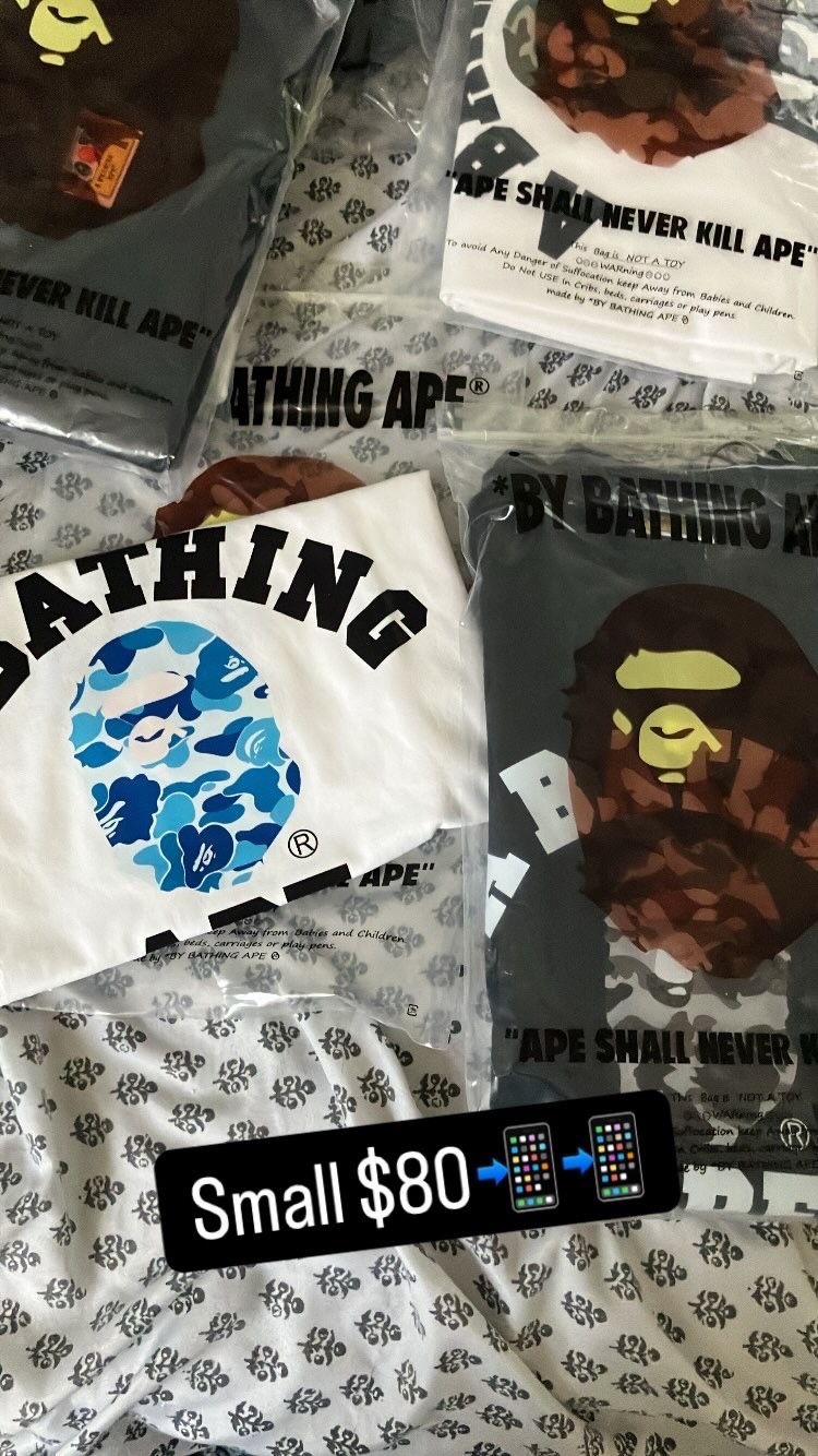 Authentic Bape Tees
