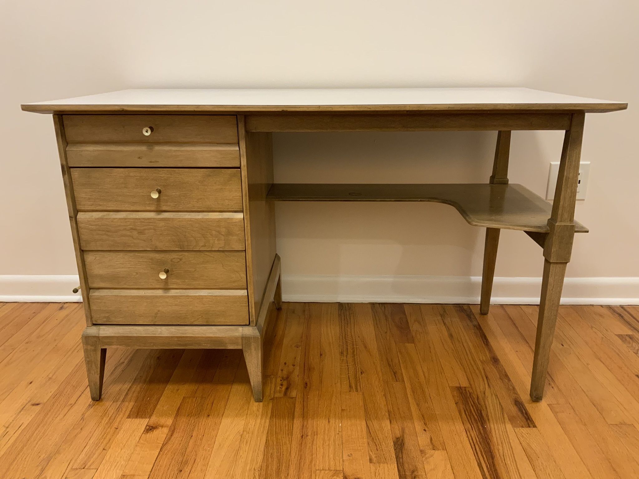 Rare Vintage MCM Heywood Wakefield ‘Cadence’ Maple Desk