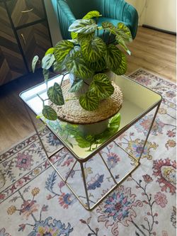Art deco glass table