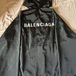 Balenciaga Men's Tracksuit Rain Jacket in Black size 1