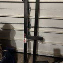 Pick up bed extender from harbor freight.