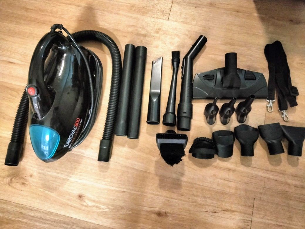 TurboVac 800 Dual Action Bagless Handheld Vaccuum & Blower Triple & HEPA Filtration