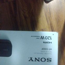 Sony Ht+S100f Model Soundbar