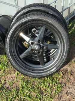SVE Drag Pack Rims Tires