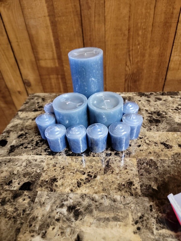 Candles Blue