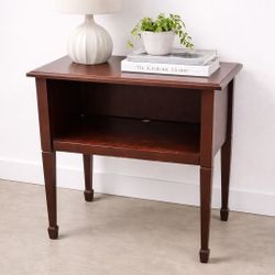Solid wood side table / nightstand 