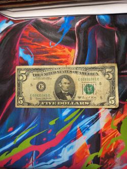 1969 Series C US $5 Bill