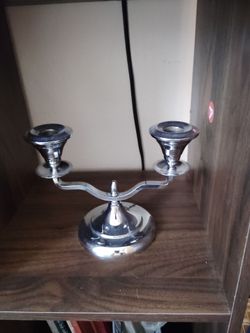 60+ Year Old Chrome Sabbath Menorah