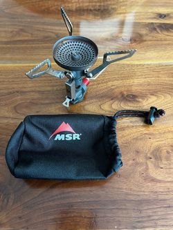MSR Pocket Rocket Deluxe and Toaks 750ml pot with Toaks Pot Pocket