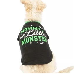 Mommy’s Little monster Dog Costume Shirt. L
