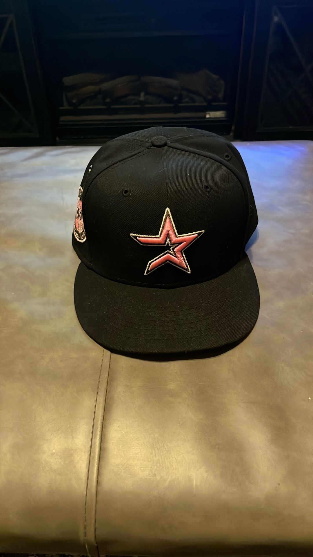 Hat Club Pink And Black Astros Hat