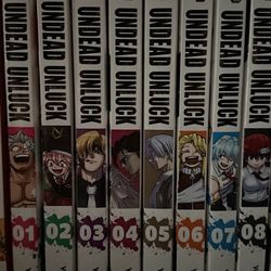 Undead/Unluck Vol. 1-8 Manga
