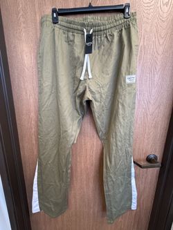 boohooMAN Plus Extended Drawcord Stacked Flare Trousers (2XL)