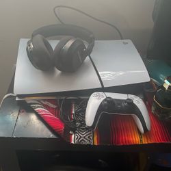 Ps5 Slim digital/turtle beach headphones