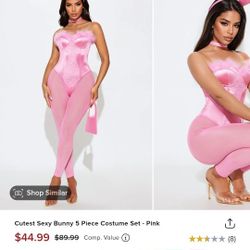 Pink Bunny Costume Fashion Nova