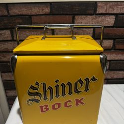 Vintage Shiner Bock Small Cooler
