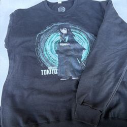 Demon Slayer Muichiro Tokito Black Sweatshirt 