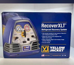Yellow Jacket RecoverXLT Refrigerant Recovery System
