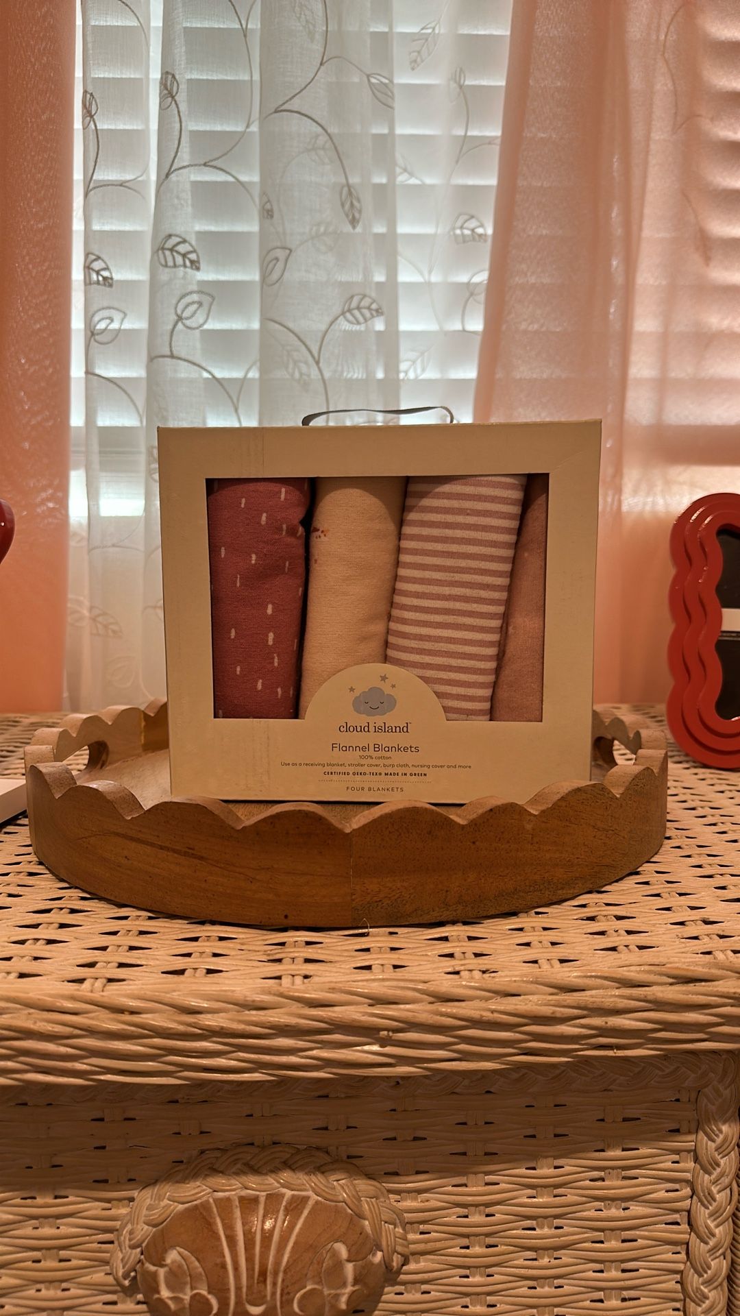 Baby Blanket And burp Cloths