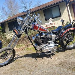 1974   harley chopper