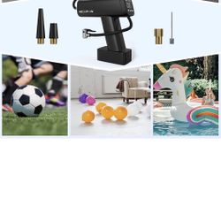 Auto Tire Inflator Portable Air Compressor, 160PSI Cordless Air Pump with 7500 mAh Battery, 12V DC Tire Pump with LED, Small Car Tire Inflator with Di