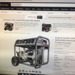 Almost New Storm Responder By Briggs & Stratton 8500