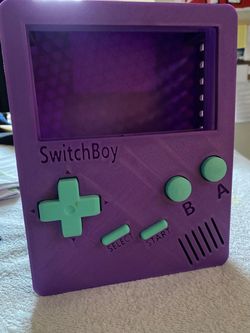 3d printed nintendo switch gameboy style holder